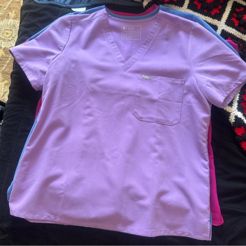 Four Figs scrub tops